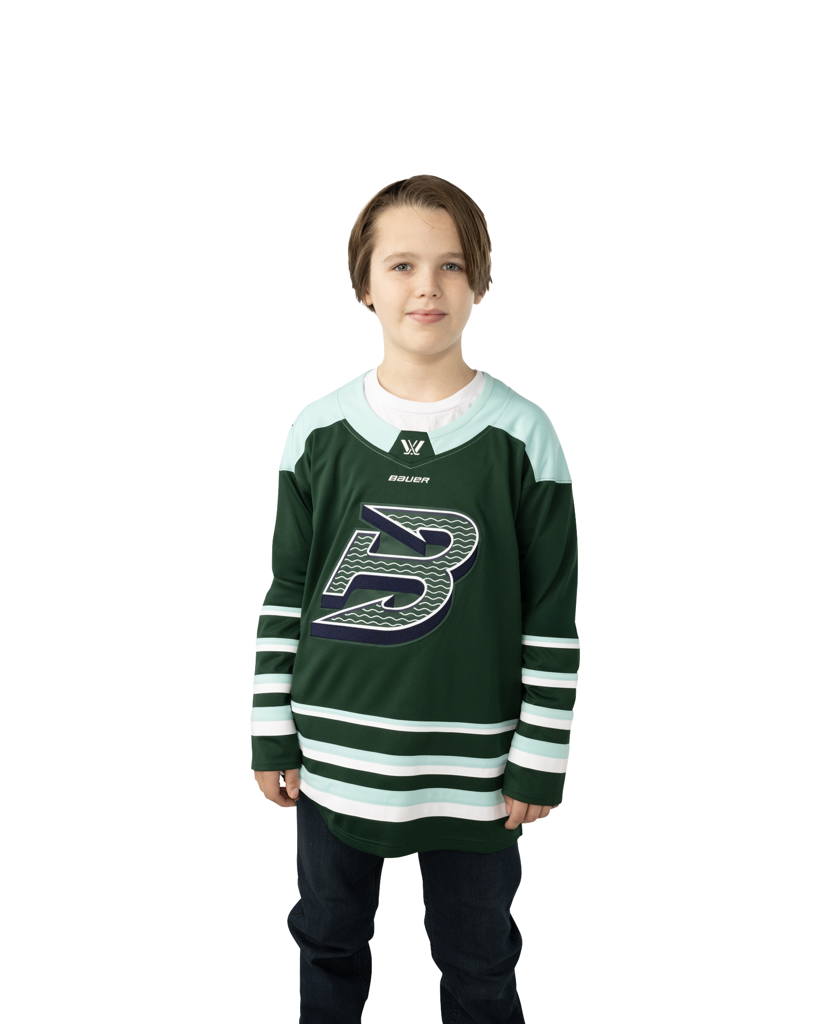 Bauer Boston Fleet Pwhl Youth Hockey Jersey S M