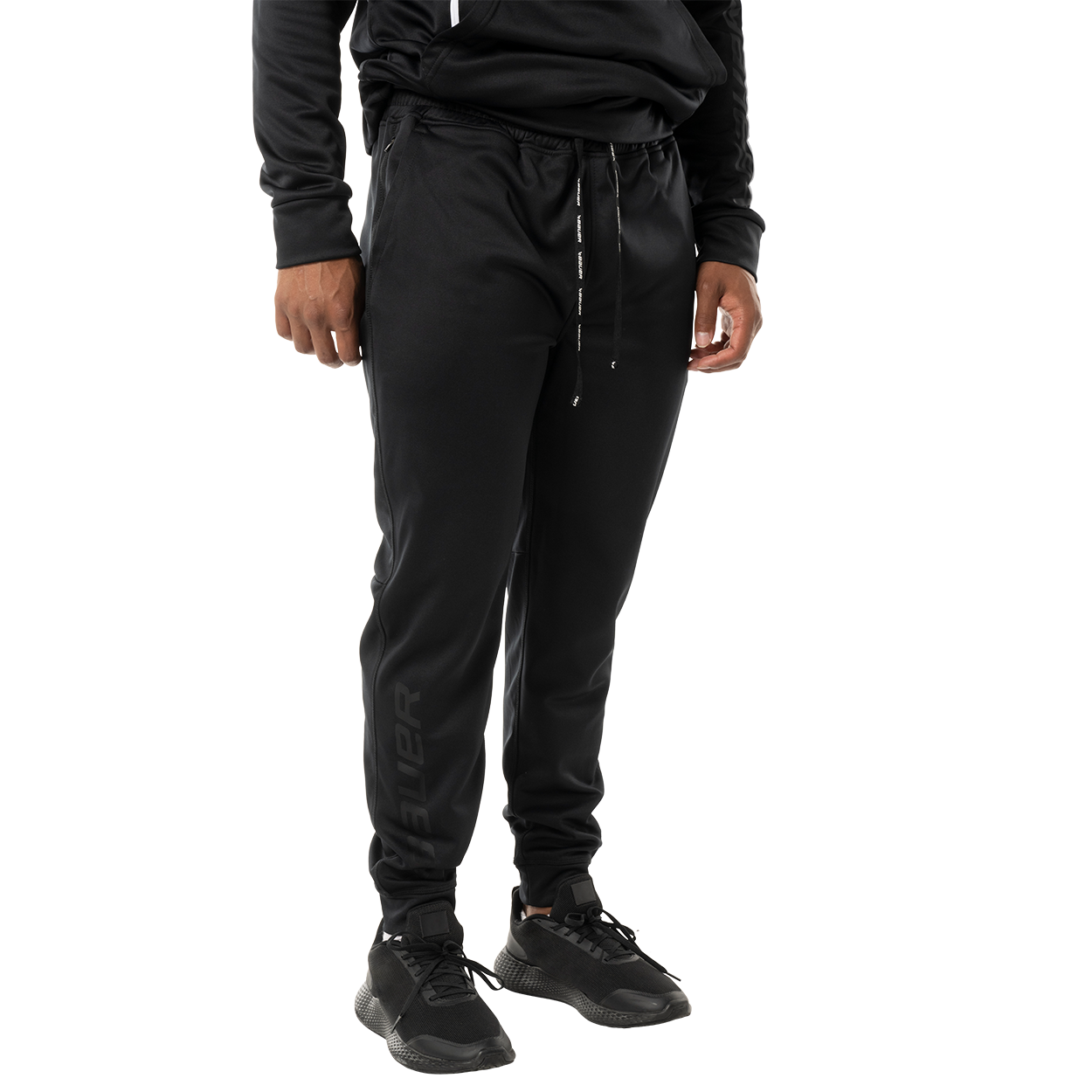 Men's Premium Fleece Jogger Pants - All in Motion Black XXL