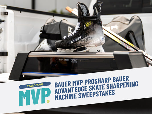 BAUER MVP PROSHARP ADVANTEDGE SKATE SHARPENING MACHINE SWEEPSTAKES