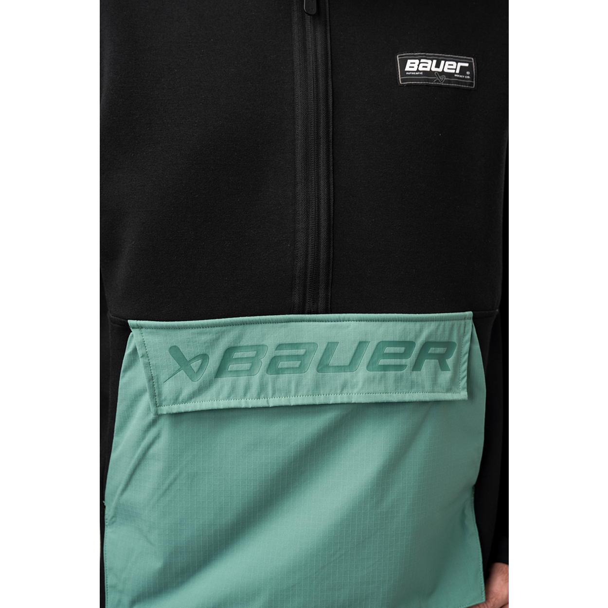 BAUER KNIT MIX 1/2 ZIP SENIOR