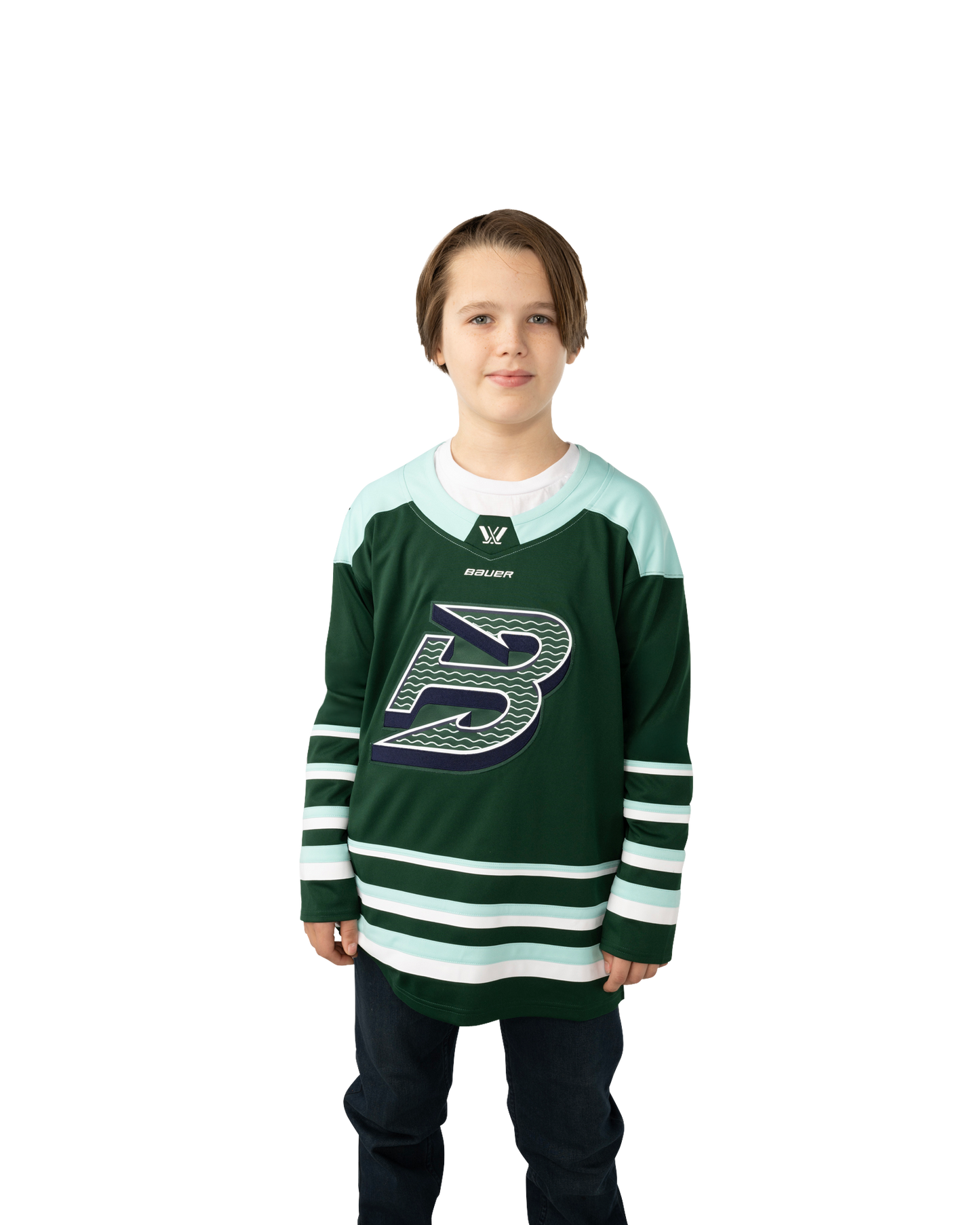 BAUER PWHL JERSEY BOSTON FLEET KIDS