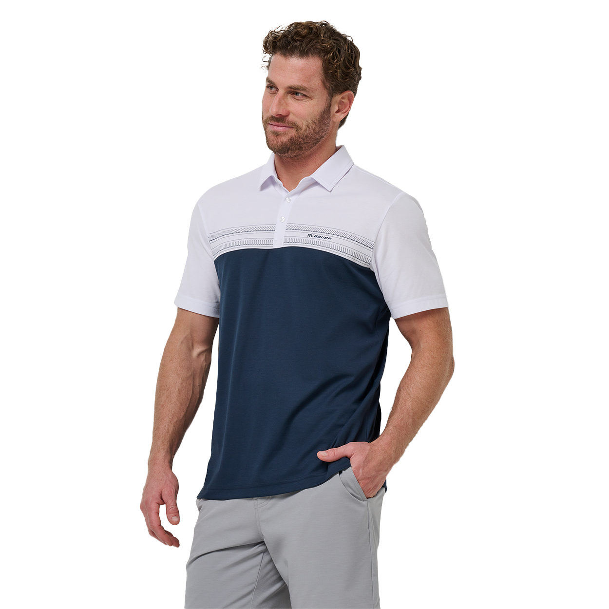 BAUER TRAVIS MATHEW PUCK DROP POLO