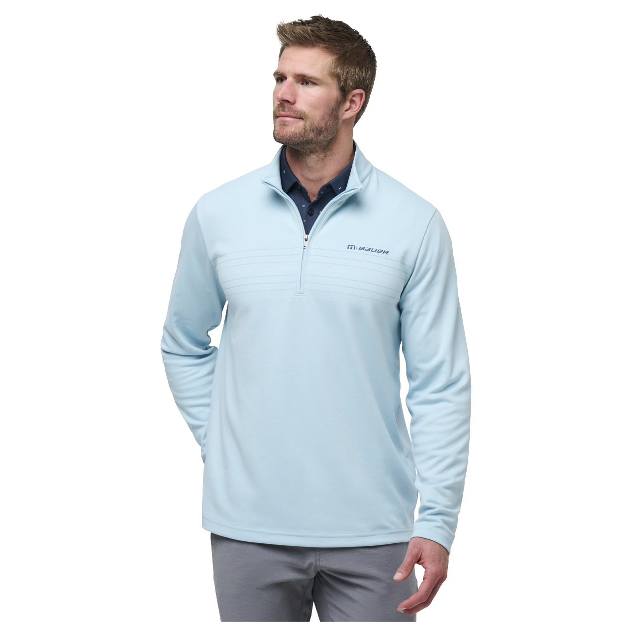 BAUER TRAVIS MATHEW SCORING CHANCE 1/4 ZIP