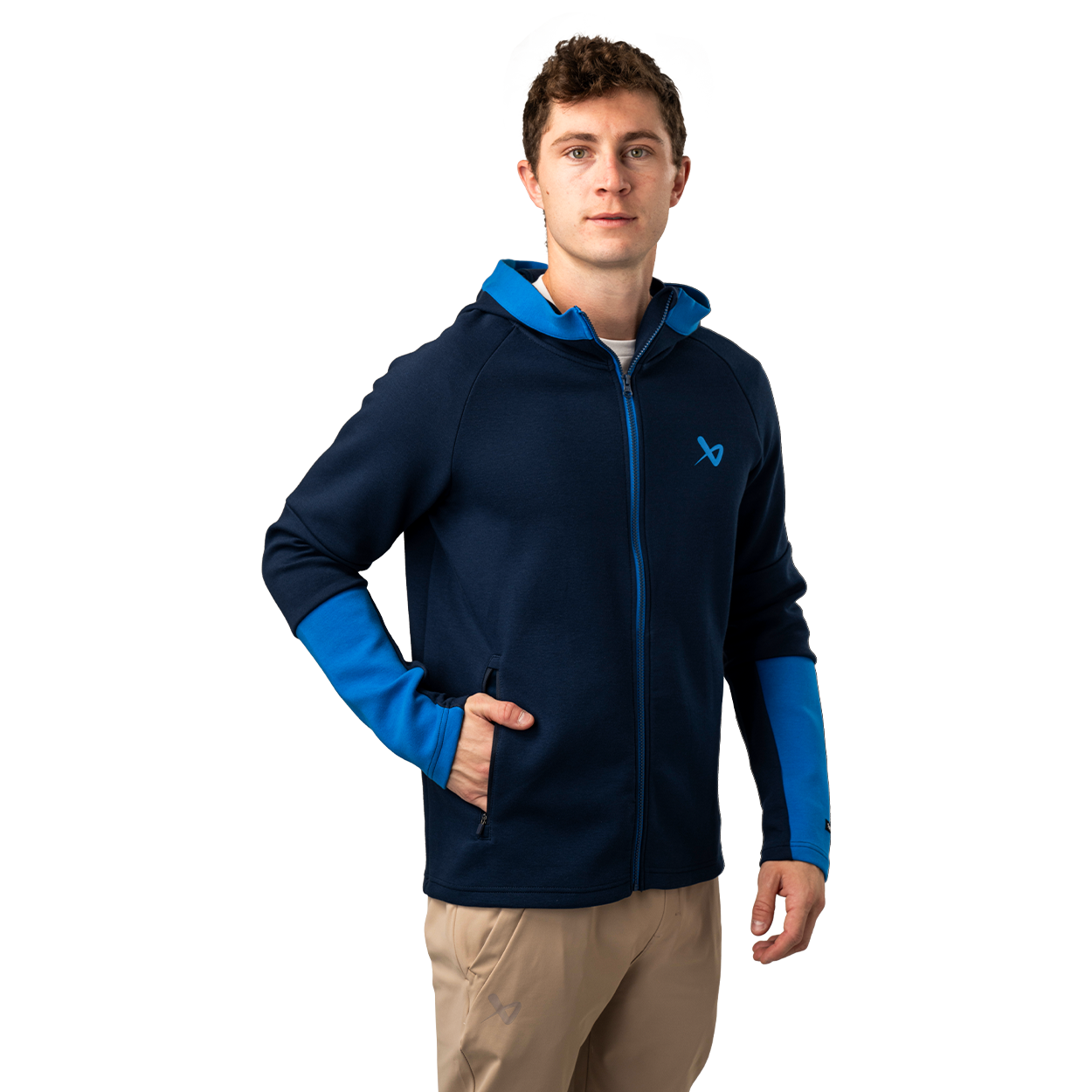 BAUER FLC COLORBLOCK FULLZIP SENIOR