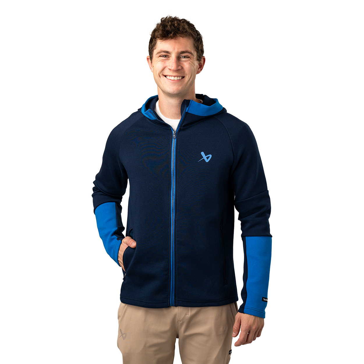 BAUER FLC COLORBLOCK FULLZIP SENIOR