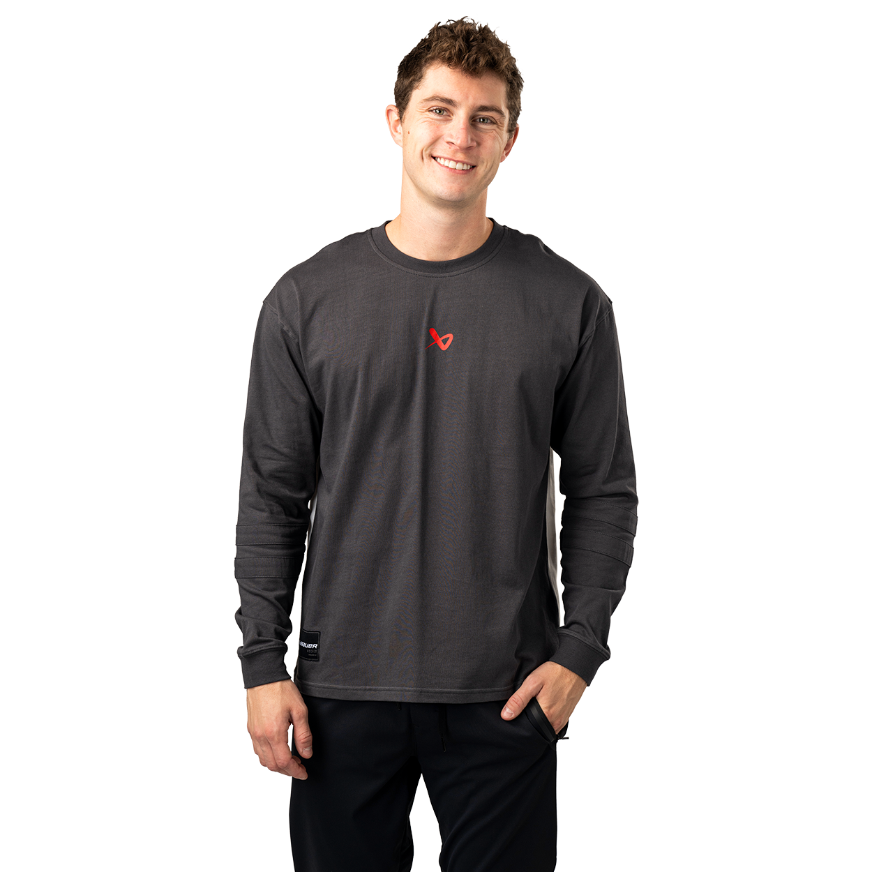 BAUER GAMECHANGER LONGSLEEVE TEE SENIOR