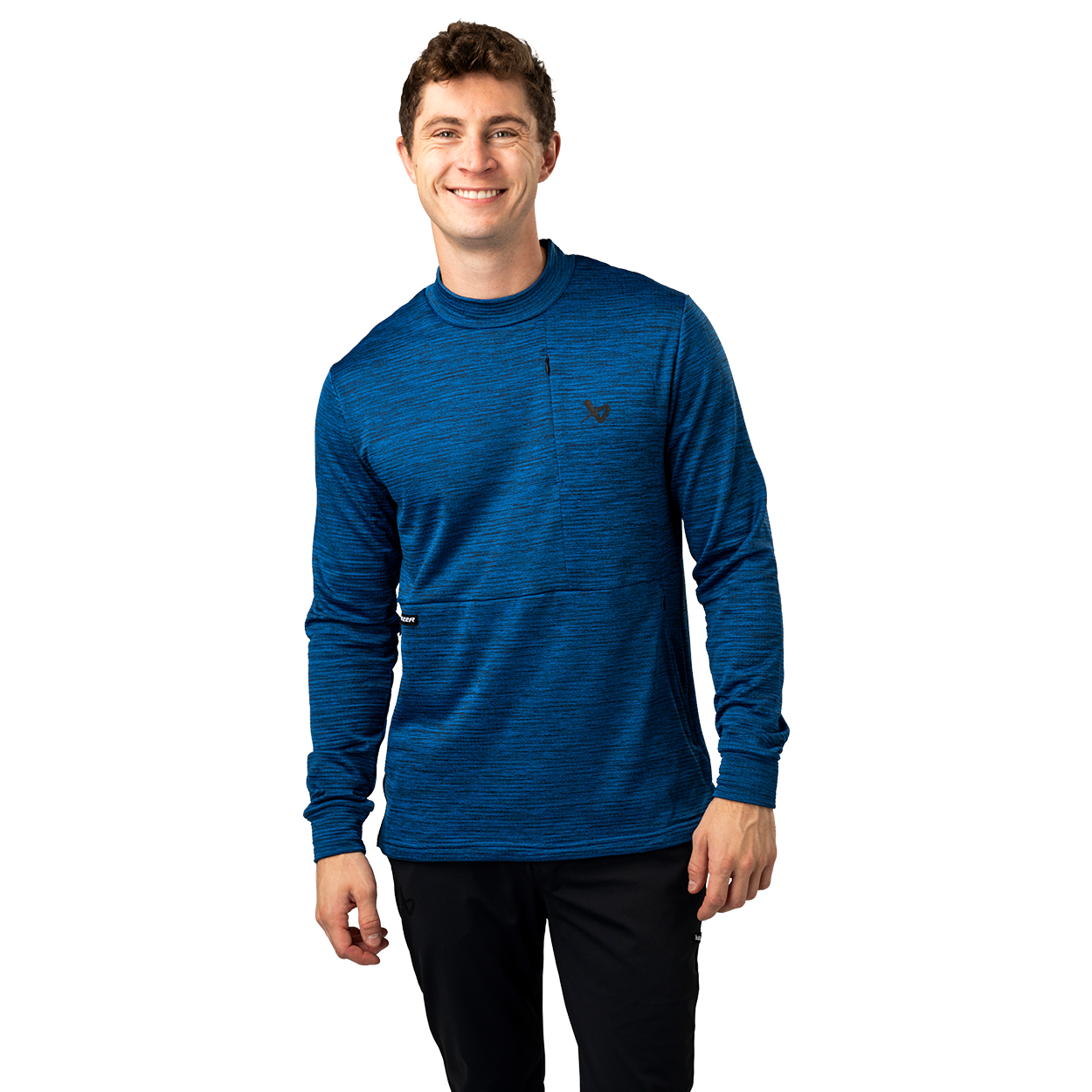 BAUER FLC MOCK NECK LONGSLEEVE SENIOR