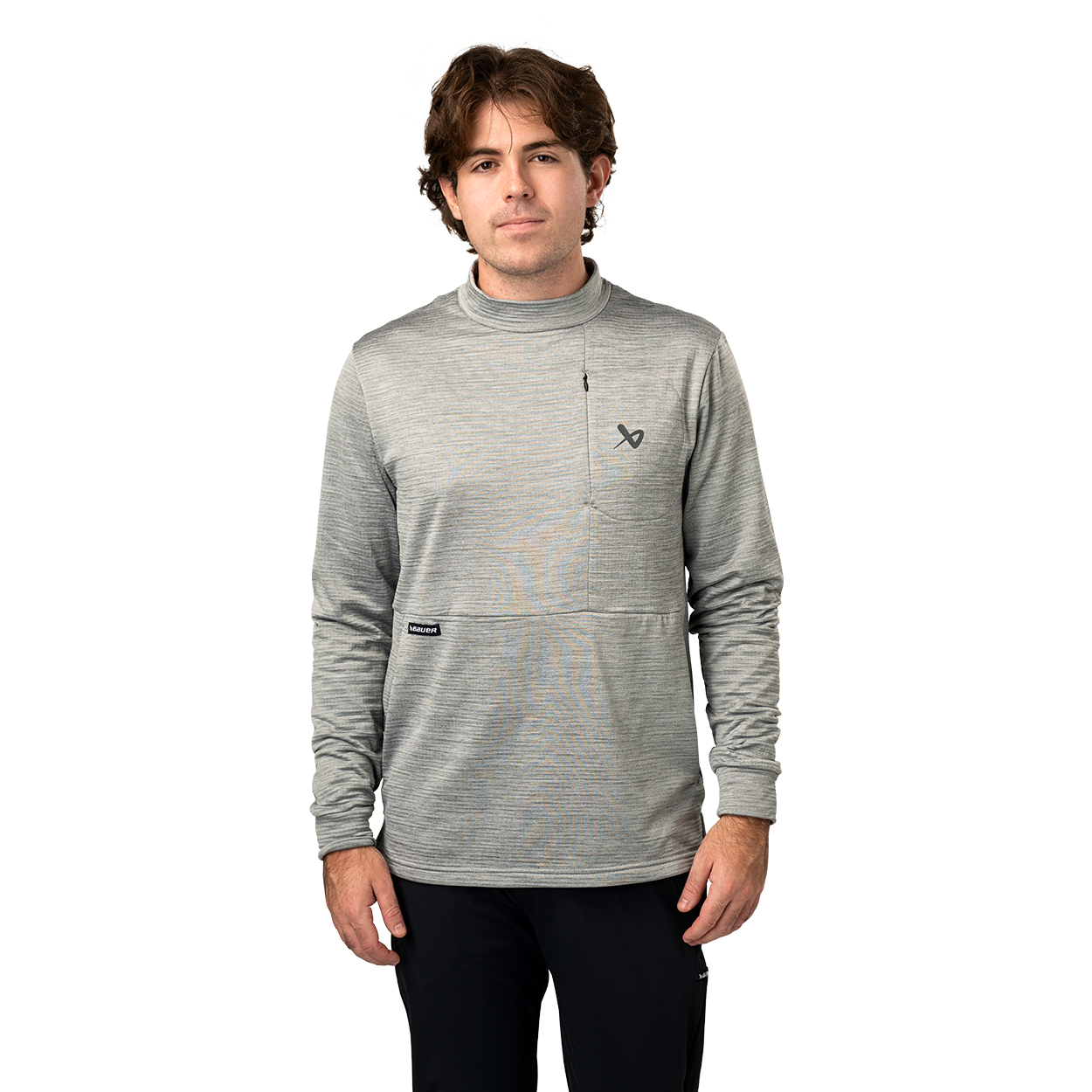 BAUER FLC MOCK NECK LONGSLEEVE SENIOR