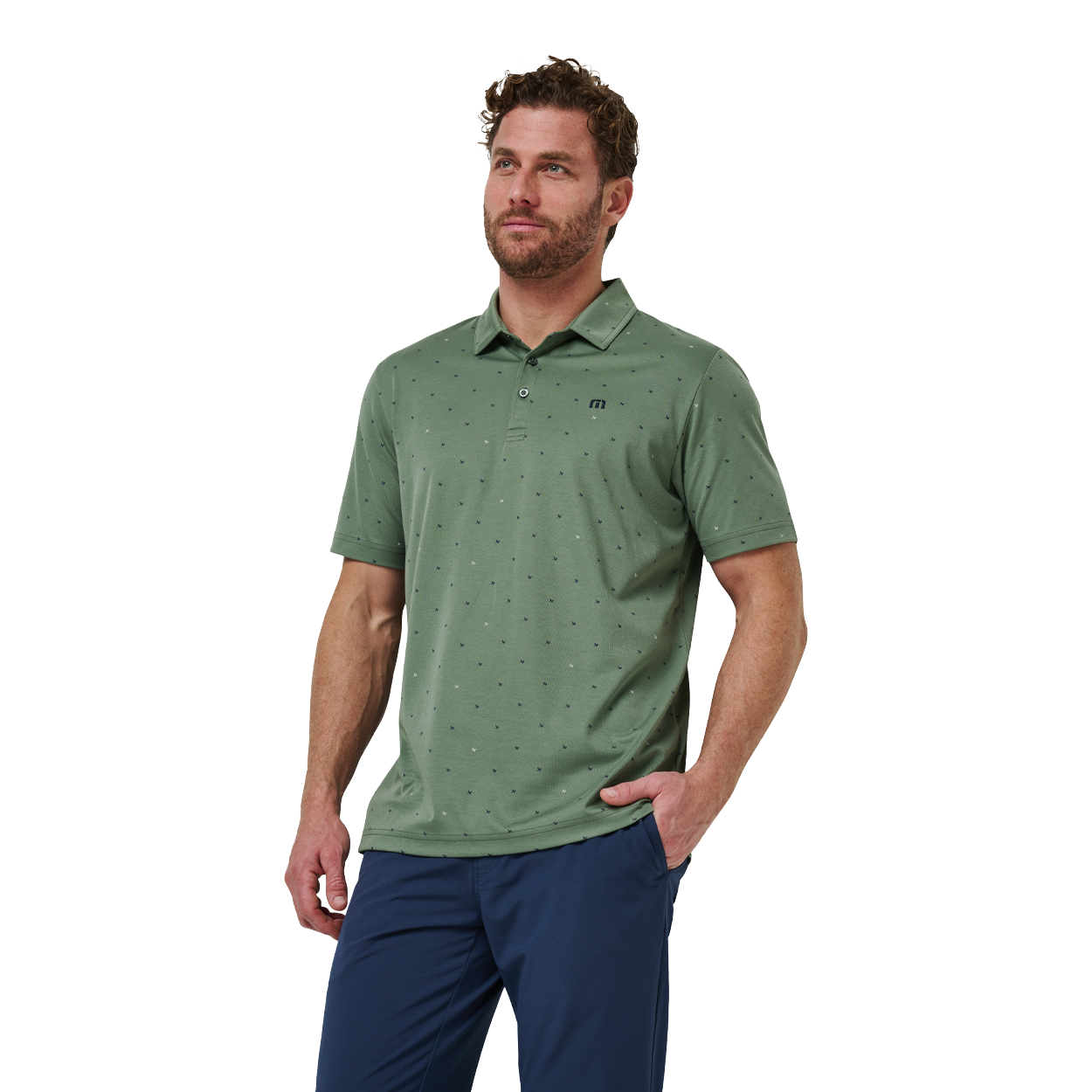 BAUER TRAVIS MATHEW ON THE SCREWS POLO