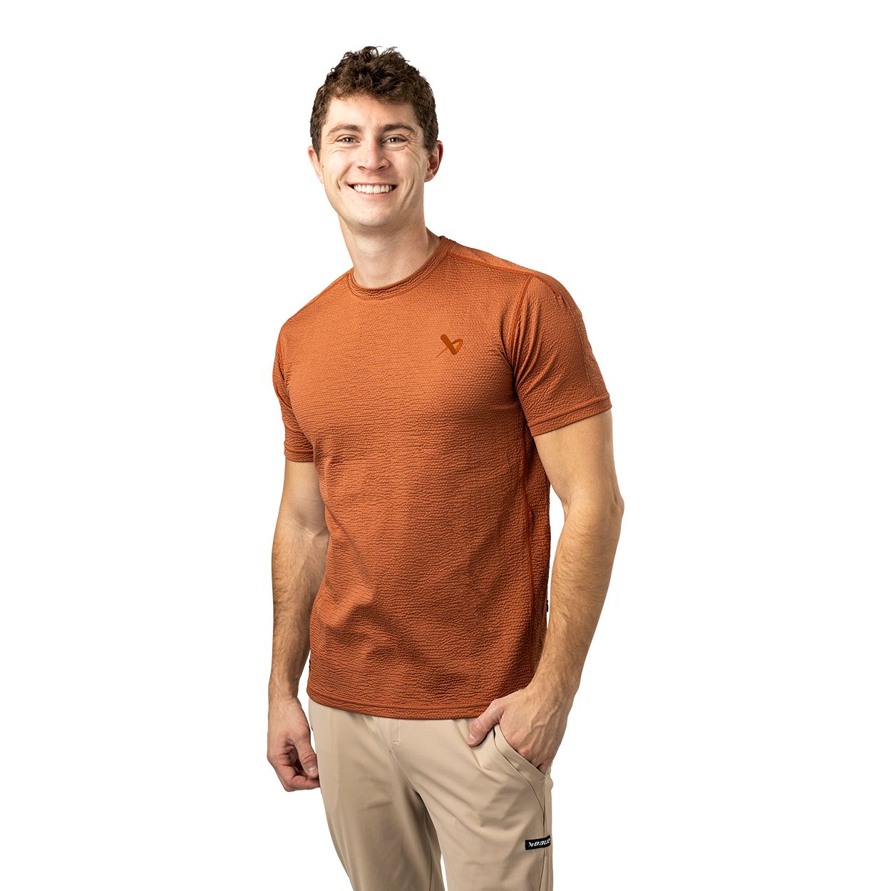 BAUER FLC TEXTURED TECH TEE SENIOR