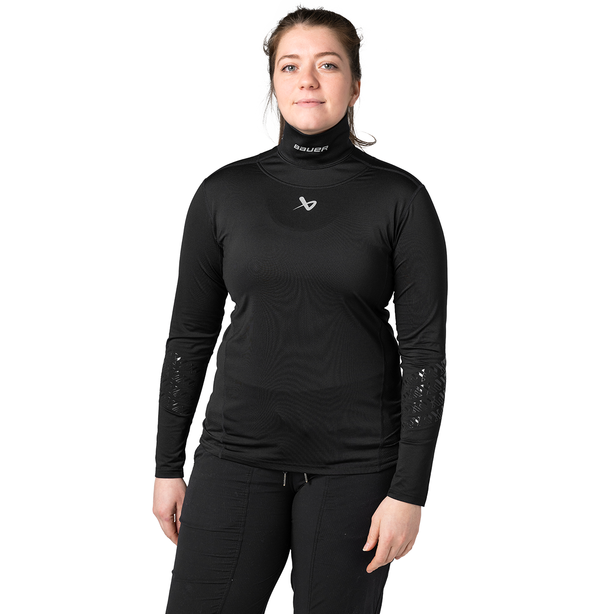 BAUER WMNS LS CUT-RESISTANT NECK PROTECT BASE LAYER